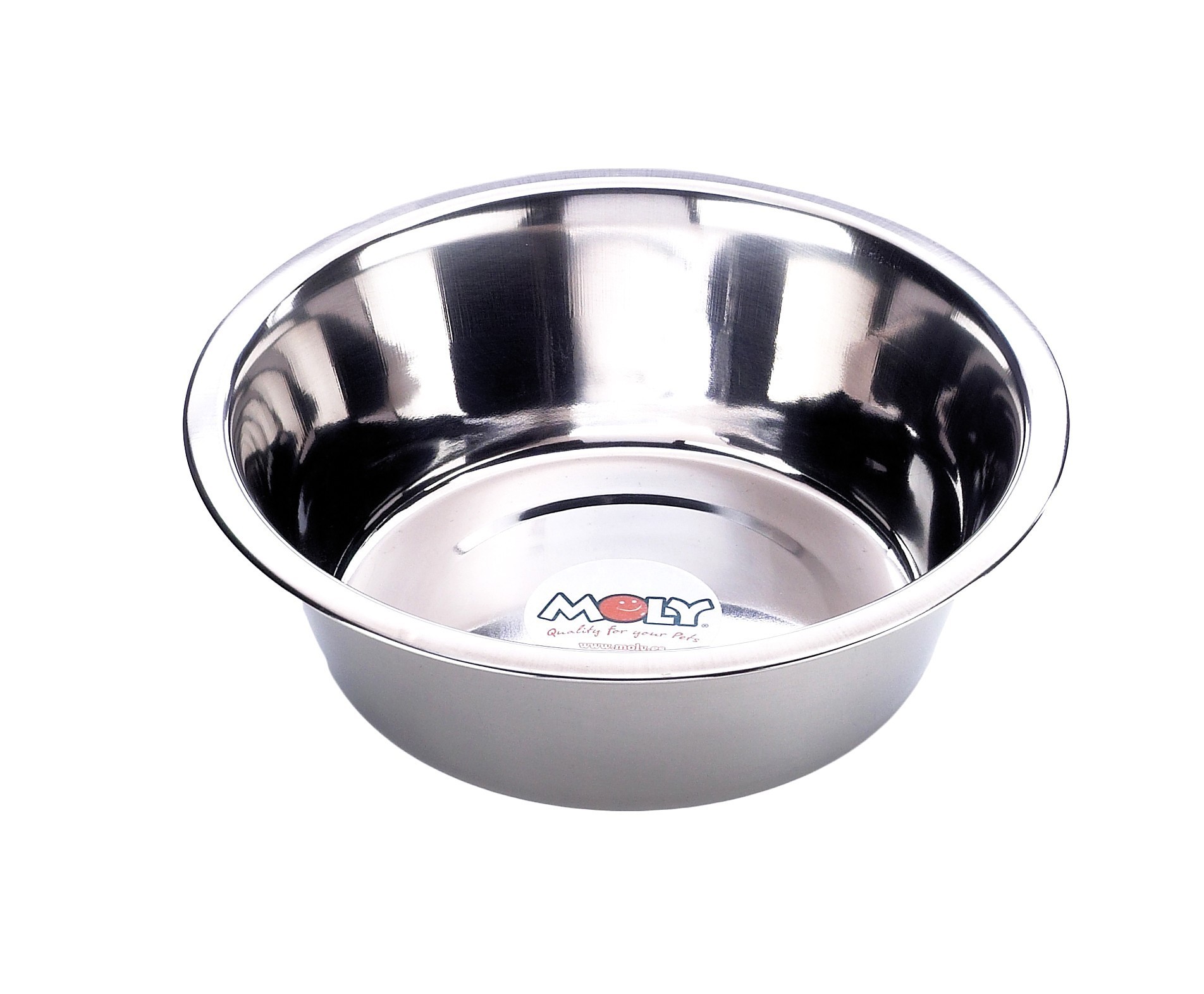 Moly Eco-Stahl-Schüssel 21 cm - 1,60 L für Tiere — Foto 3
