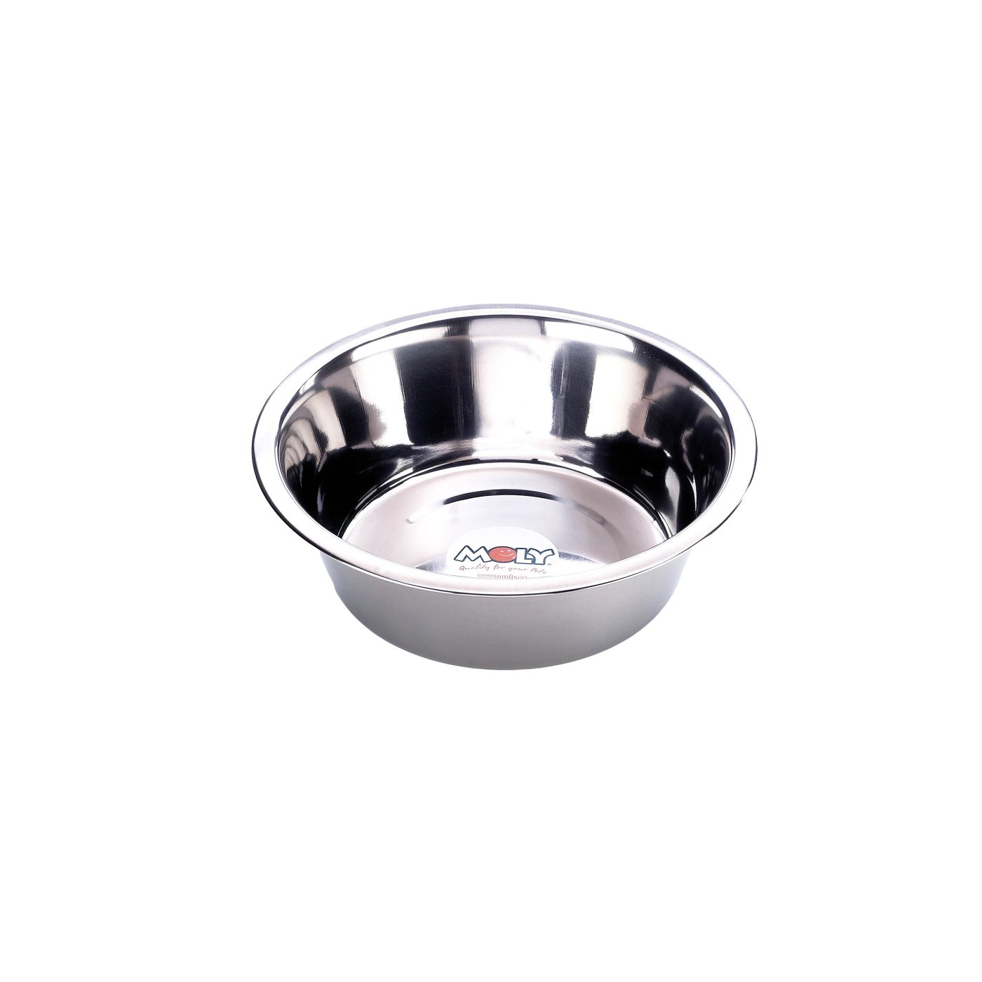 Moly Eco-Stahl-Schüssel 21 cm - 1,60 L für Tiere