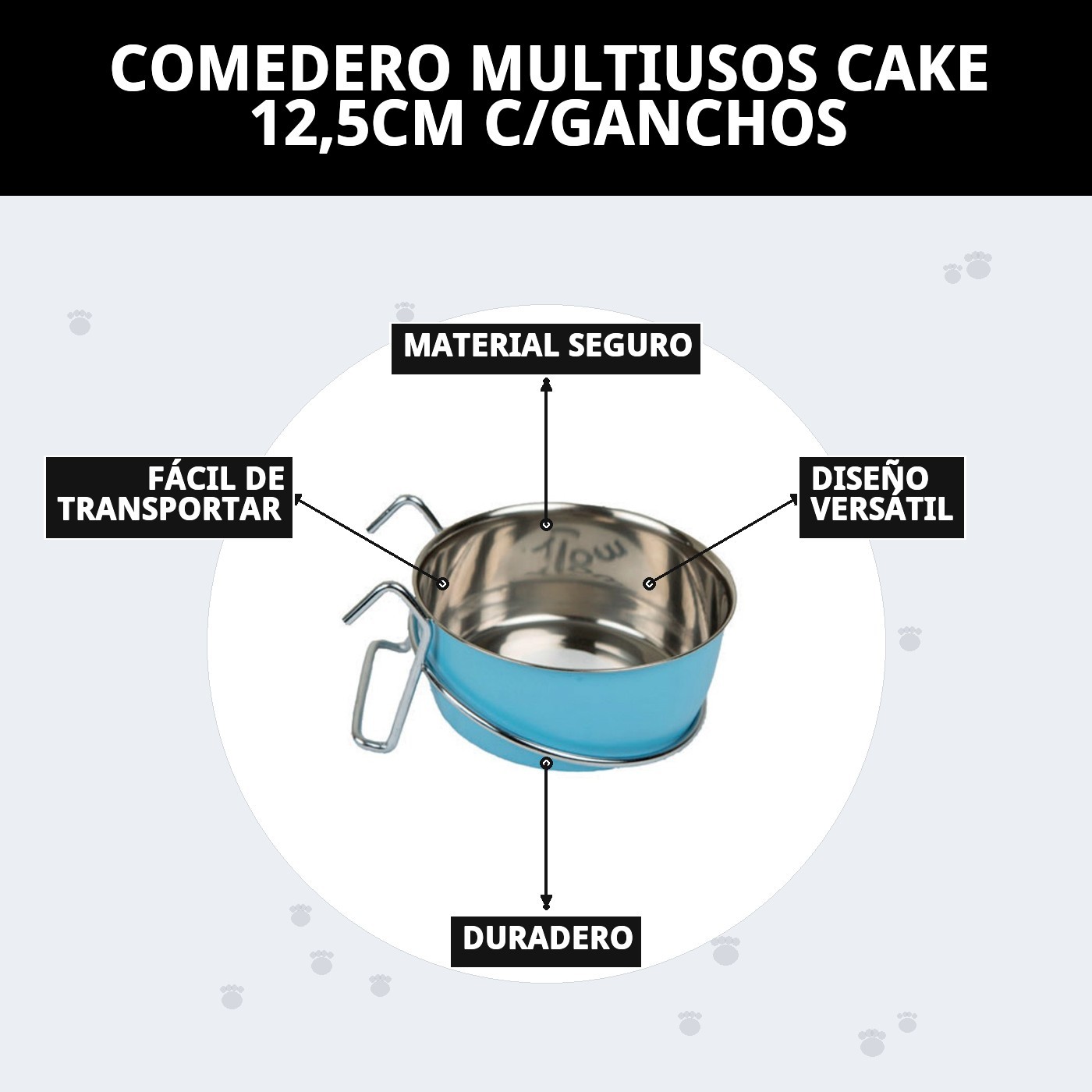 Multifunktionsschüssel Cake 12,5 cm mit Haken — Foto 9