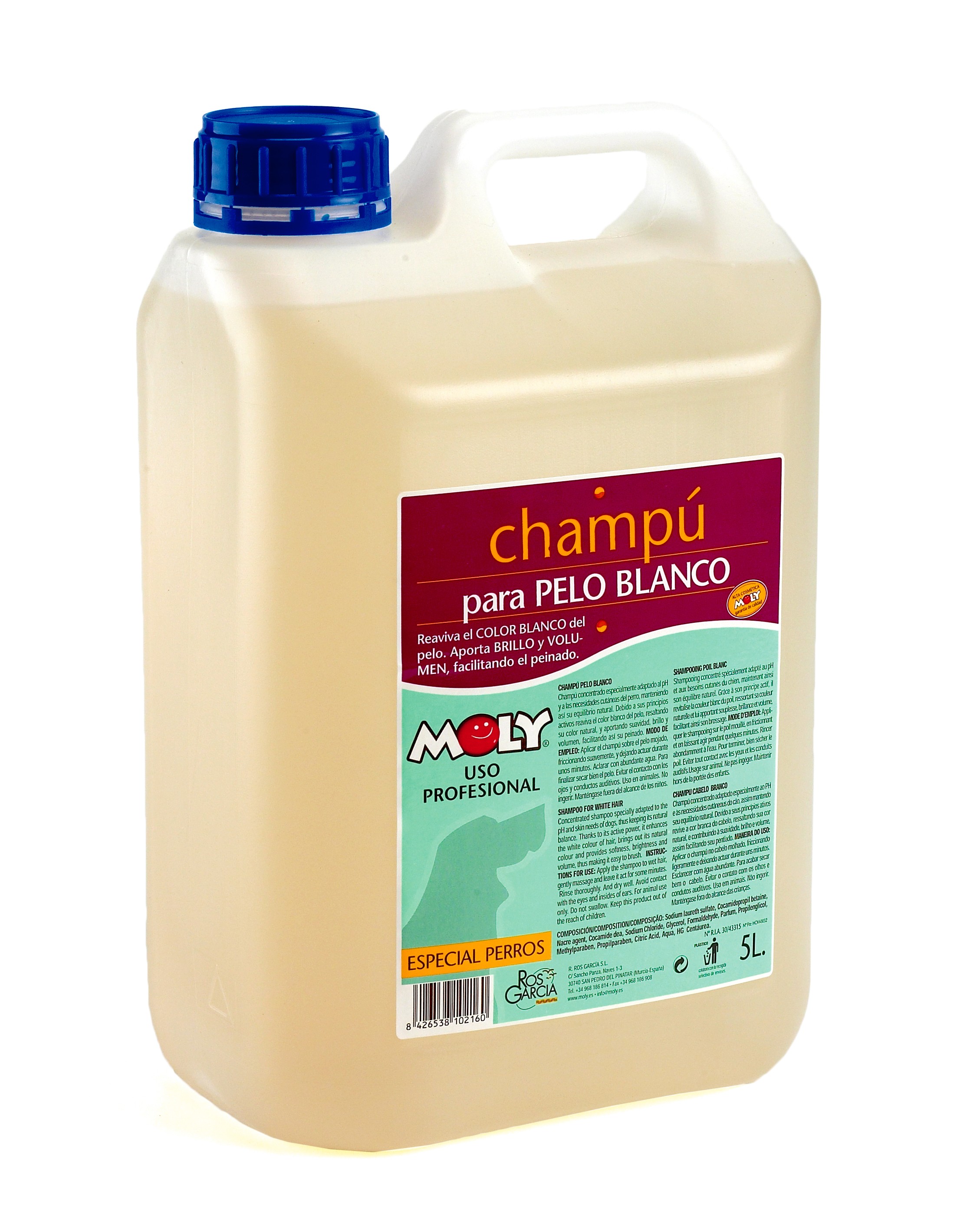 Shampoo für weiße Haare 5 Liter