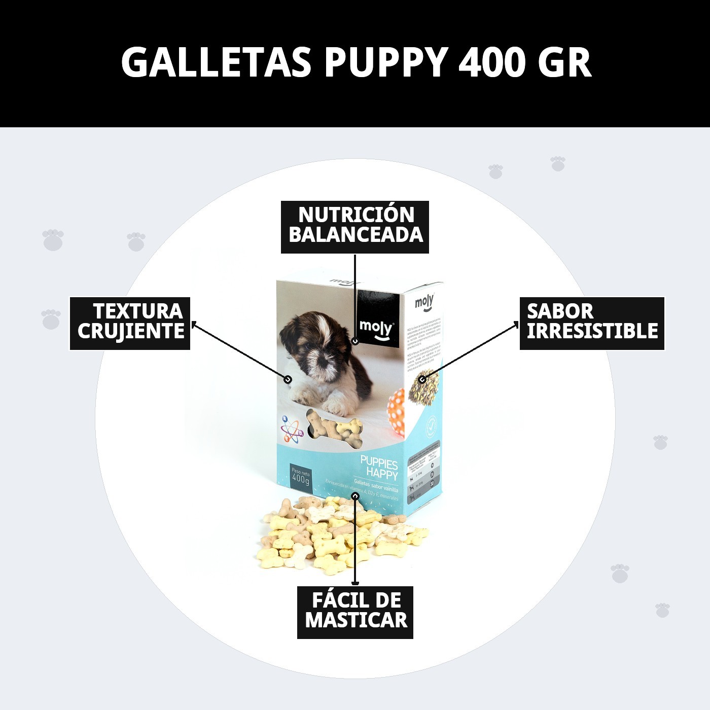 Puppy Snacks 400 g Moly — Foto 11