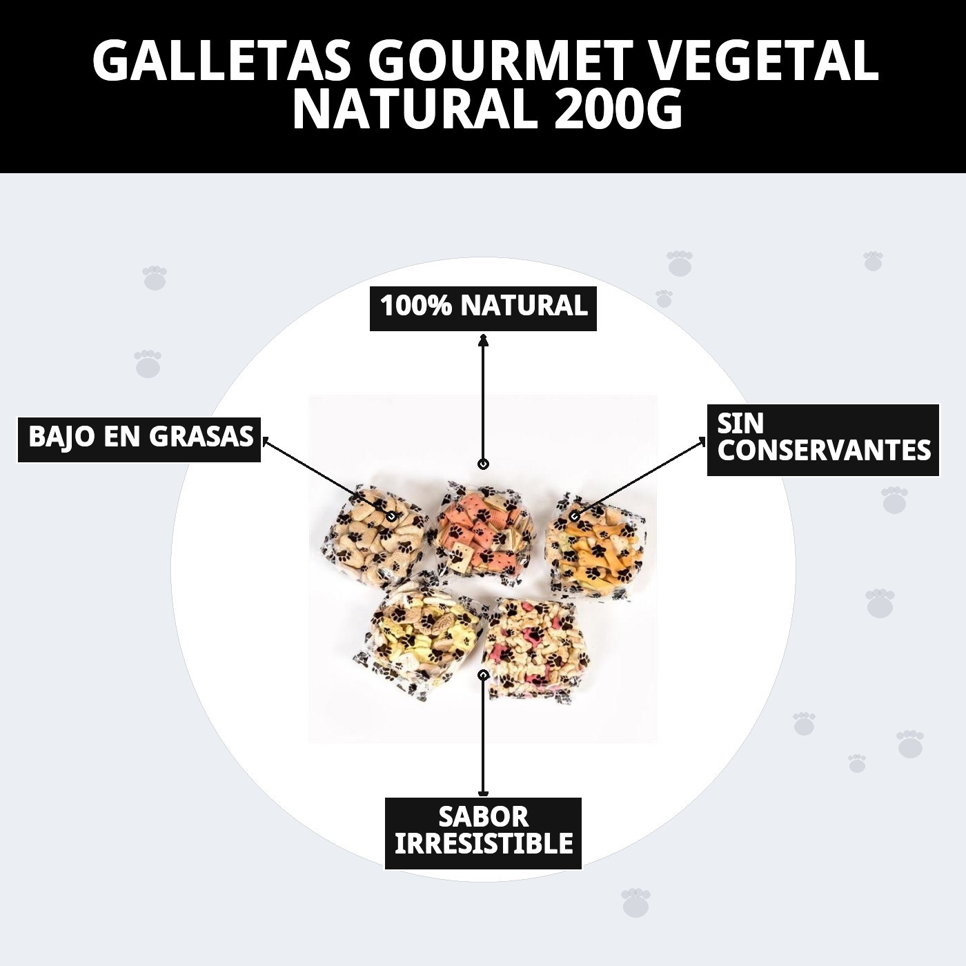 Natürliche pflanzliche Gourmetkekse 200 g Moly — Foto 9