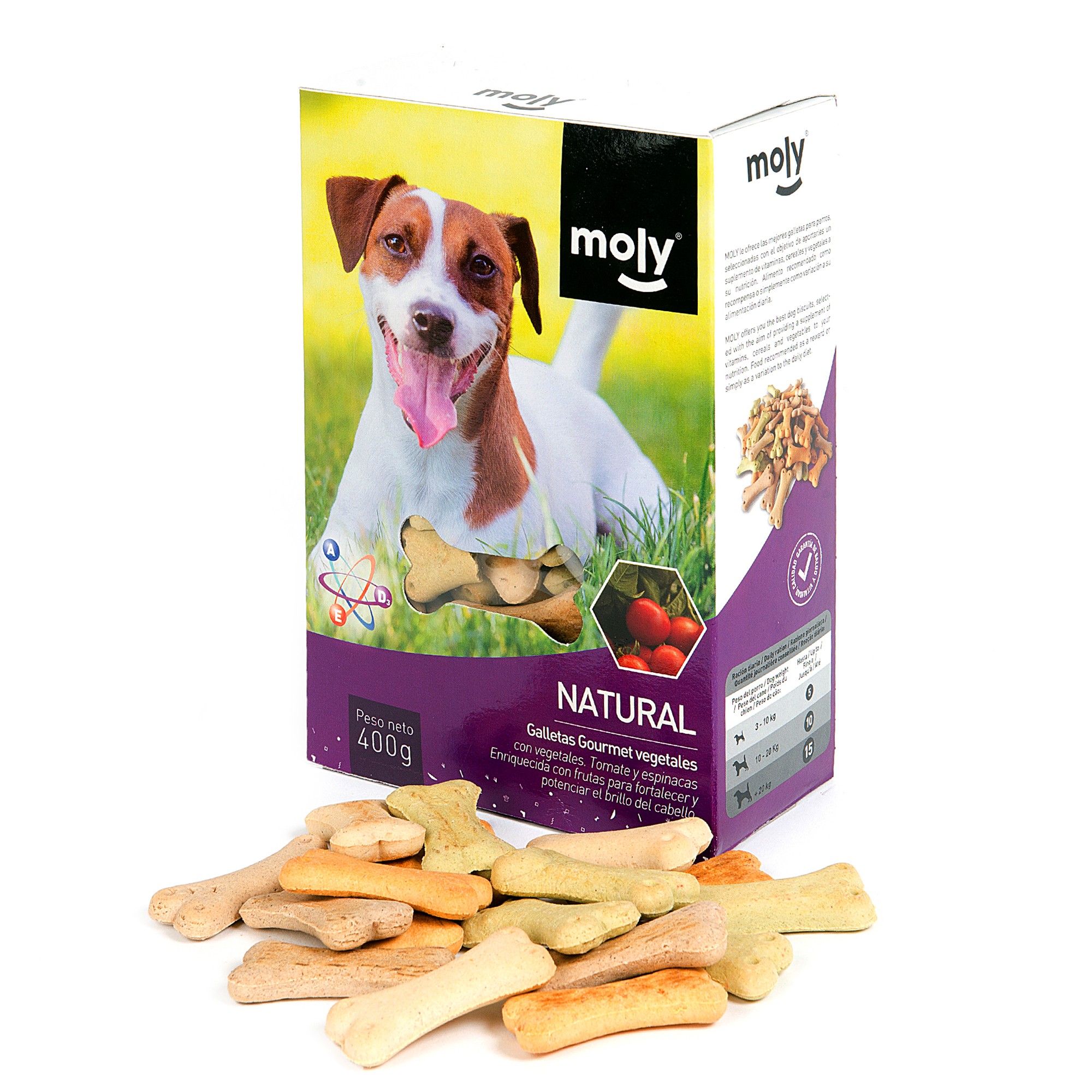 Pflanzliche Gourmetkekse 400 g Moly — Foto 2