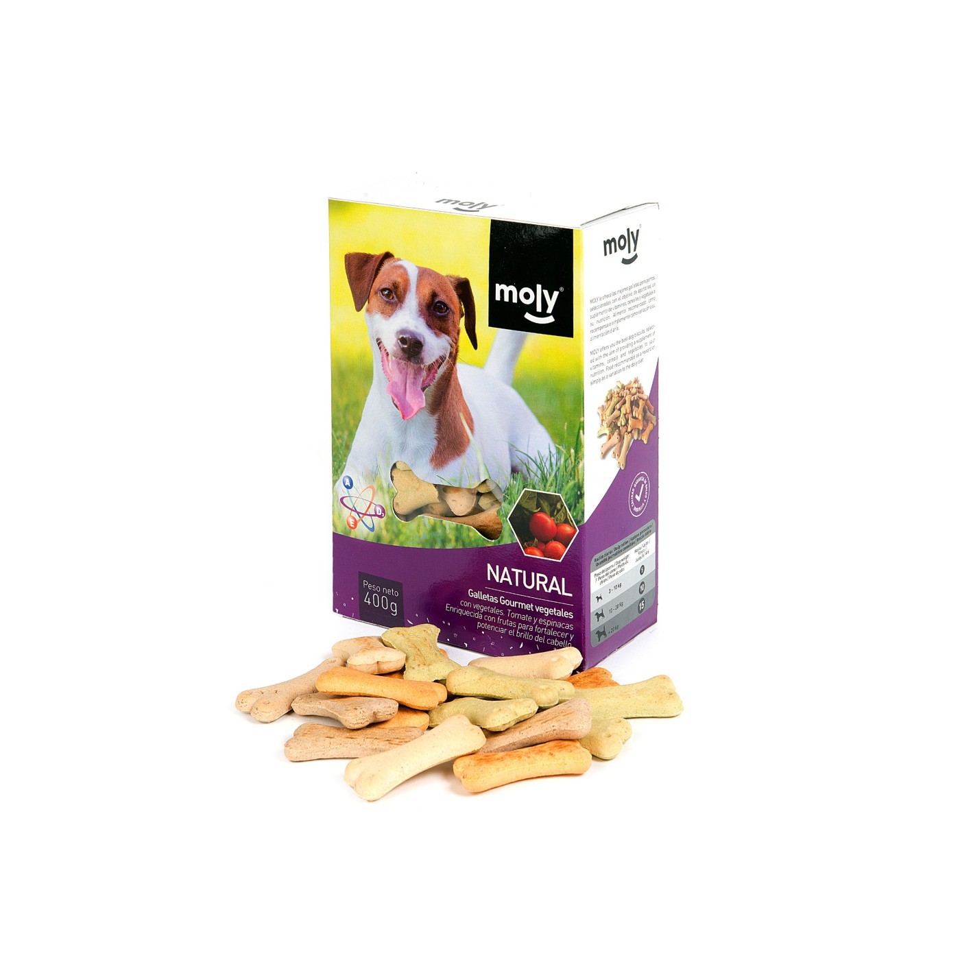 Pflanzliche Gourmetkekse 400 g Moly