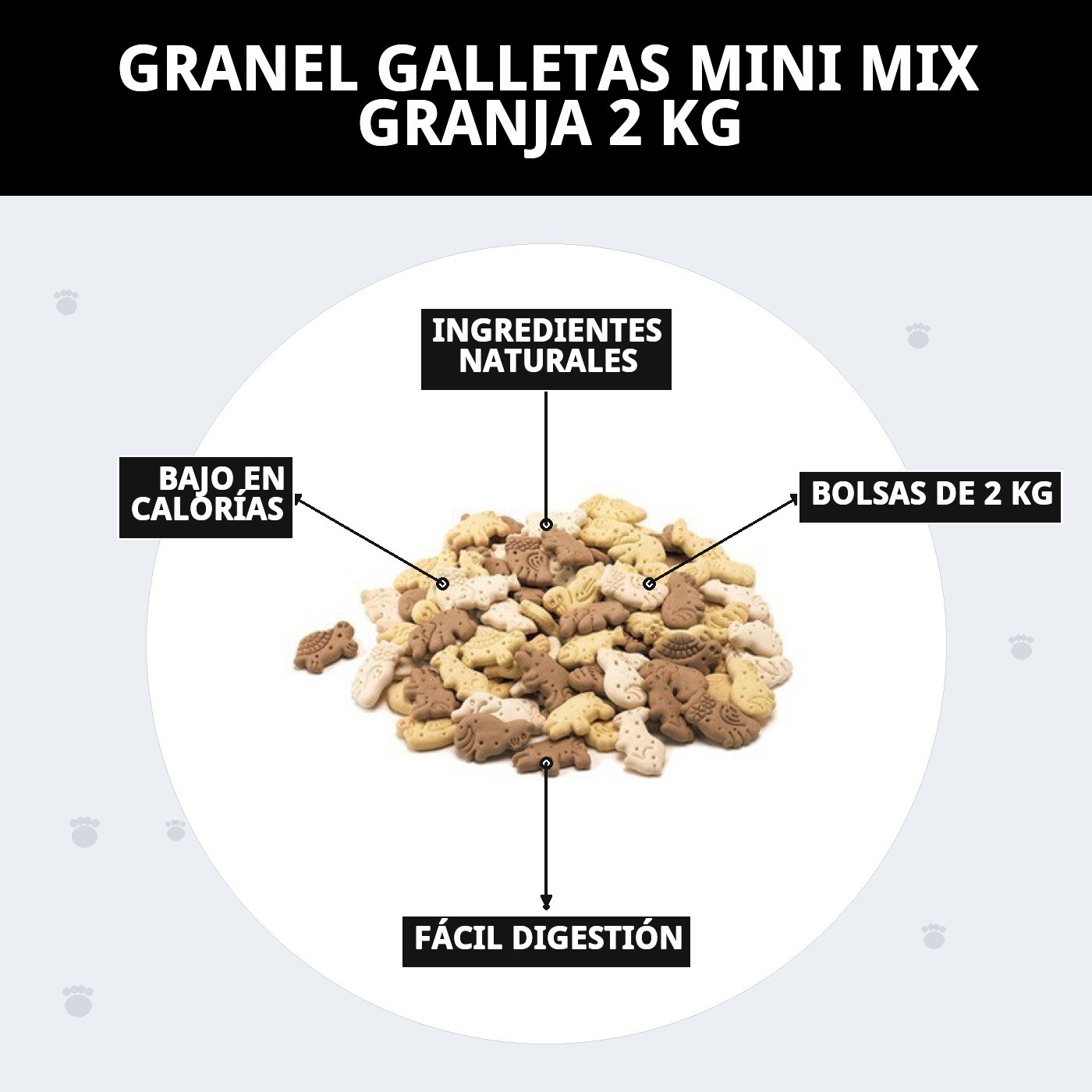 Galletes Mini Mix Granja 2 kg Moly — Foto 9