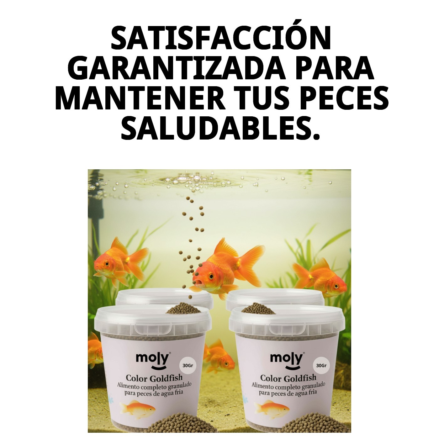 Moly Granulat für Goldfische - 30g / 120ml — Foto 6