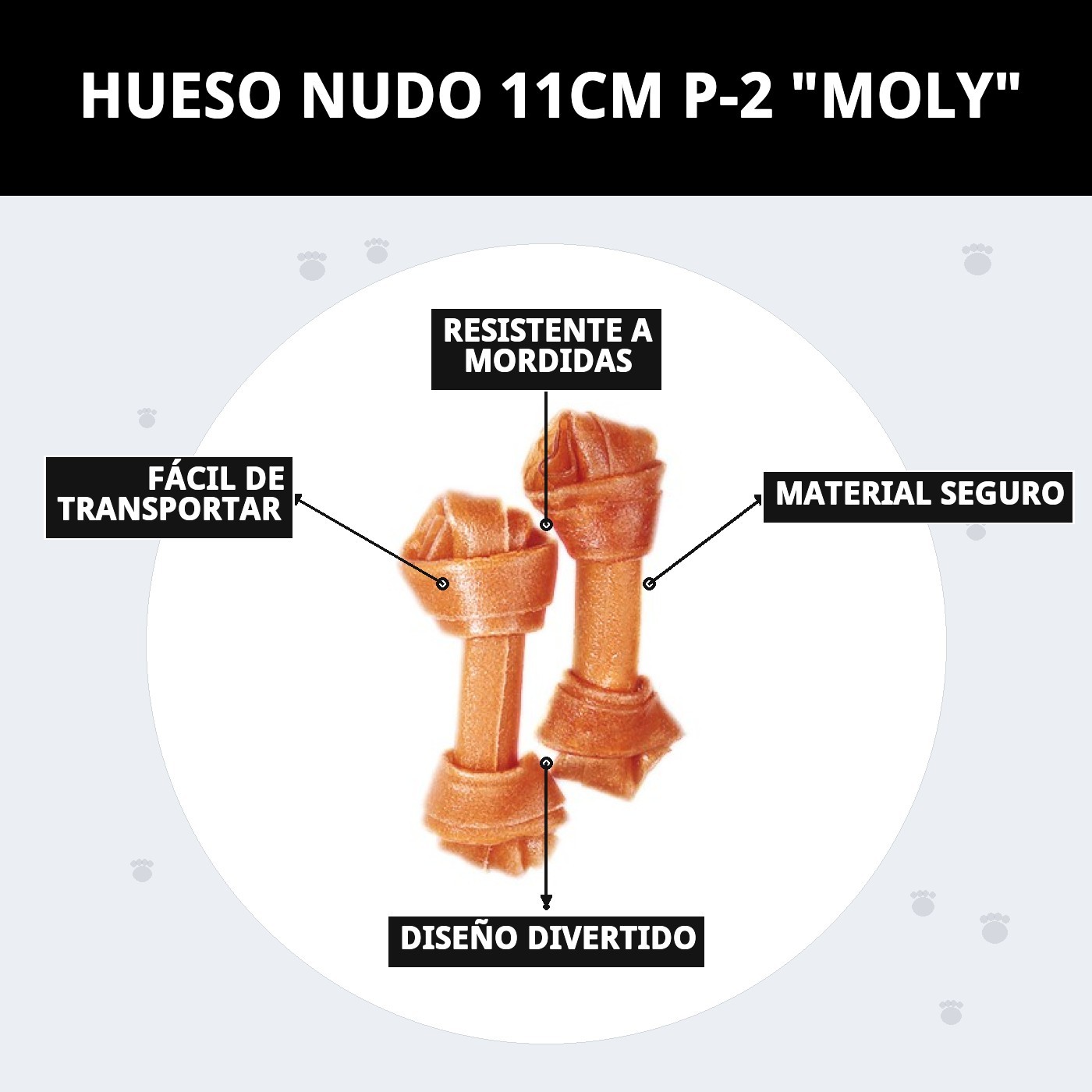 Knotenknochen 11 cm P-2 "Moly" — Foto 8