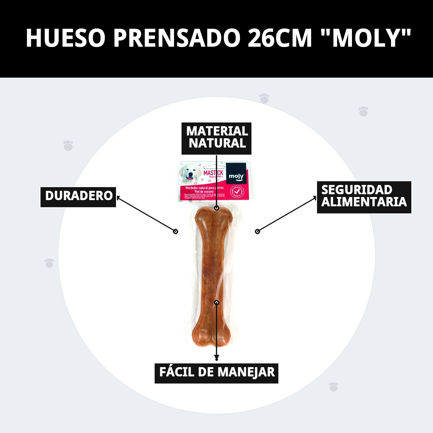 Gepresster Knochen 26 cm Moly — Foto 8