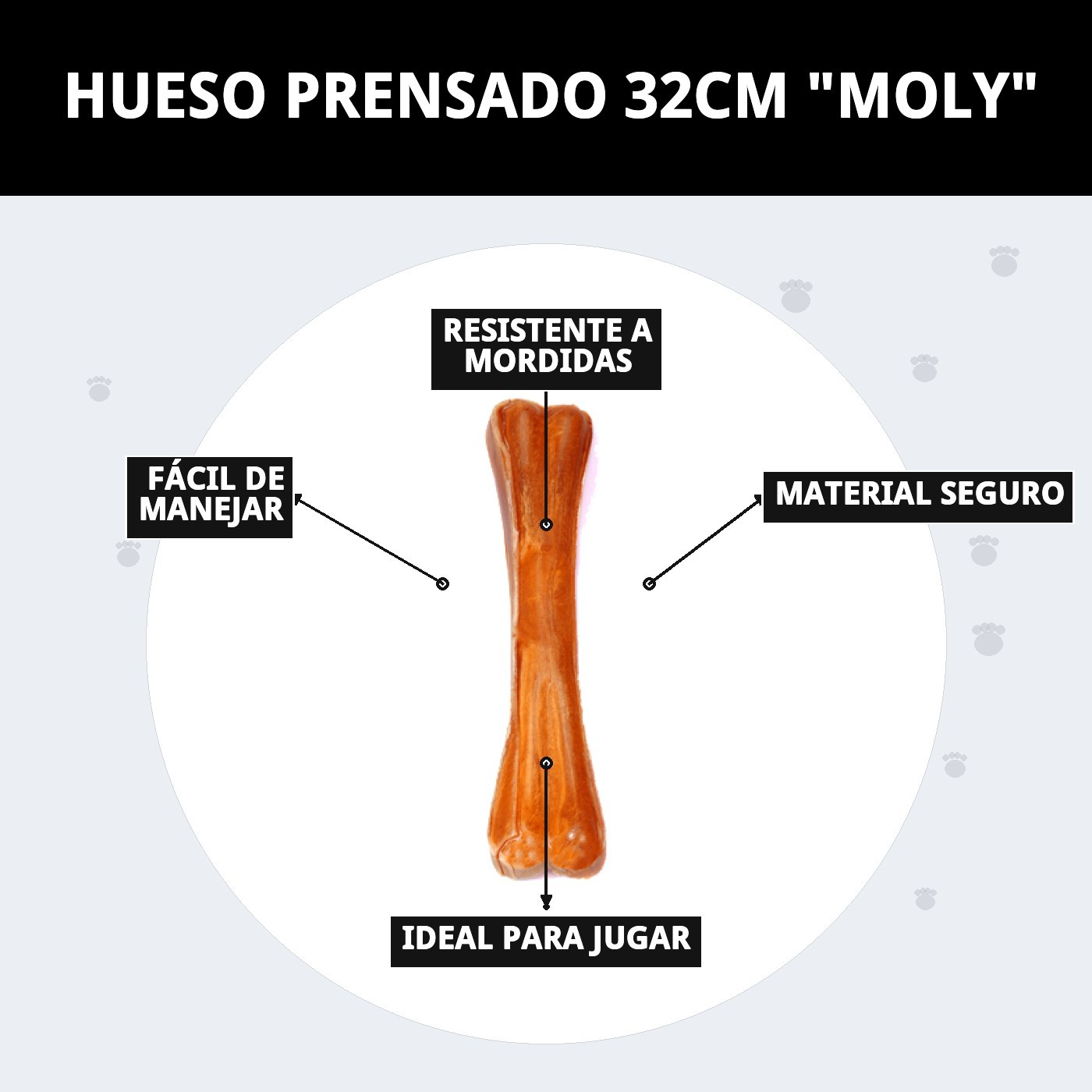 Gepresster Knochen 32 cm Moly — Foto 8
