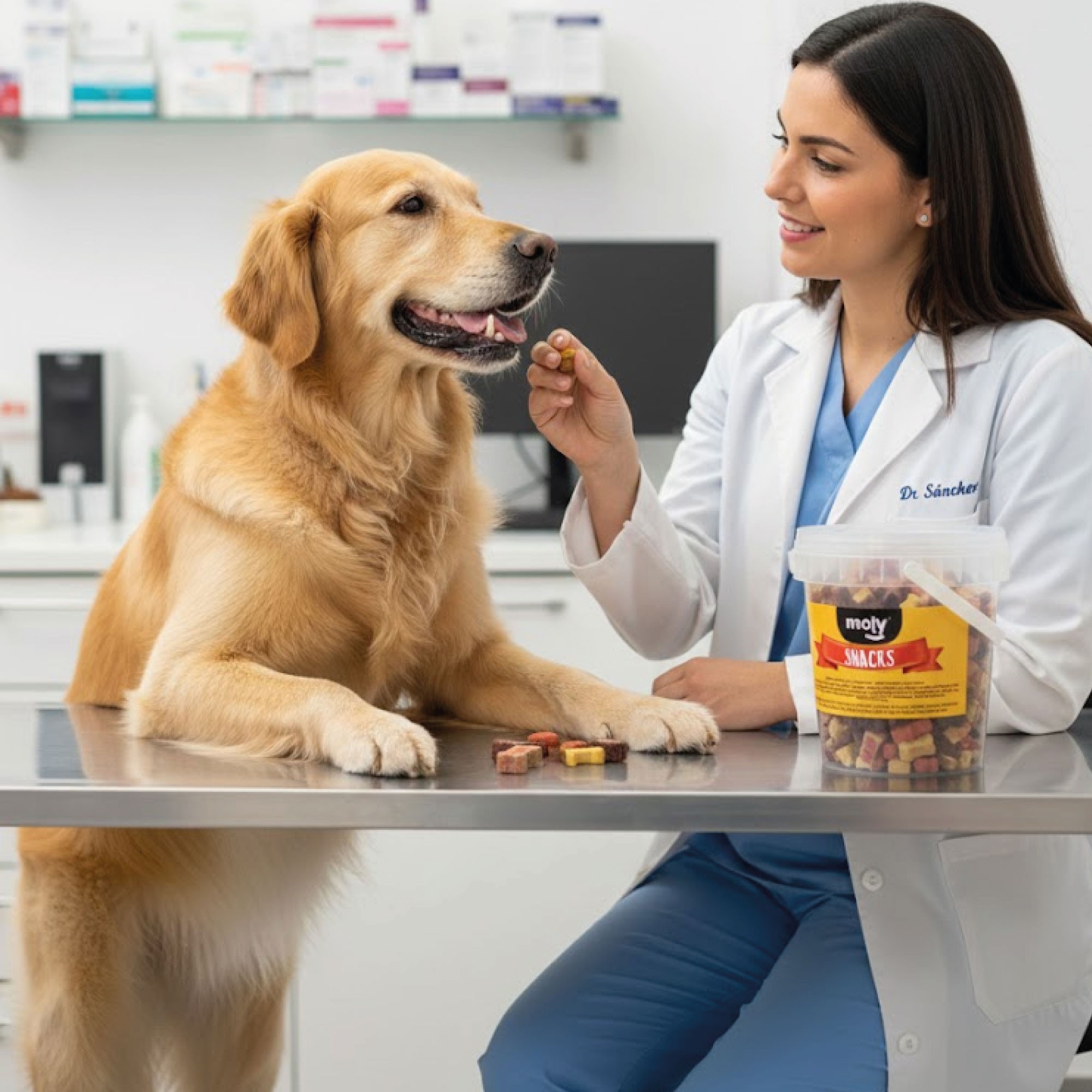 Leckerli Knochen und Herzen für Hunde Moly 500 g — Foto 2