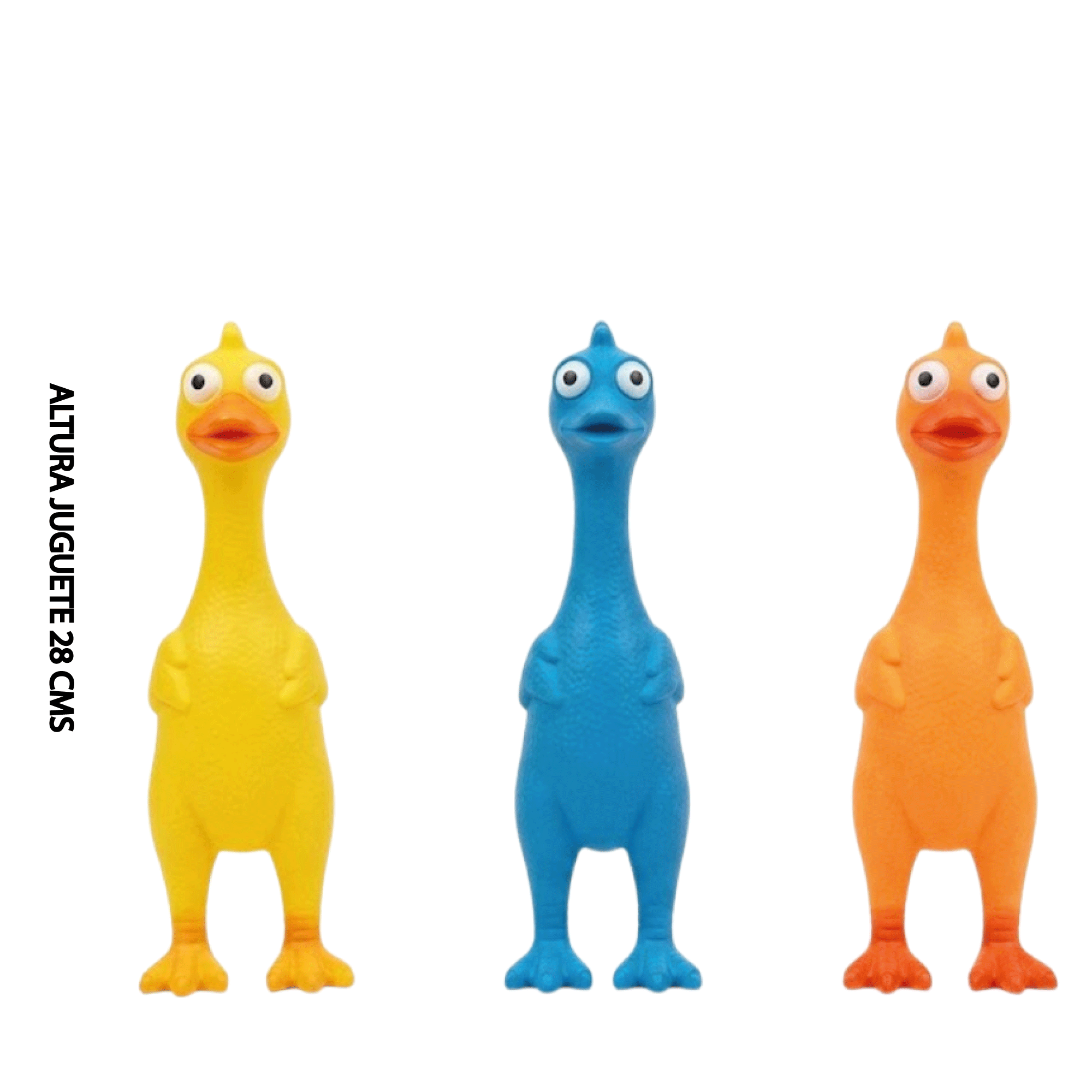 Lustiges Latexspielzeug Huhn 28 cm — Foto 2