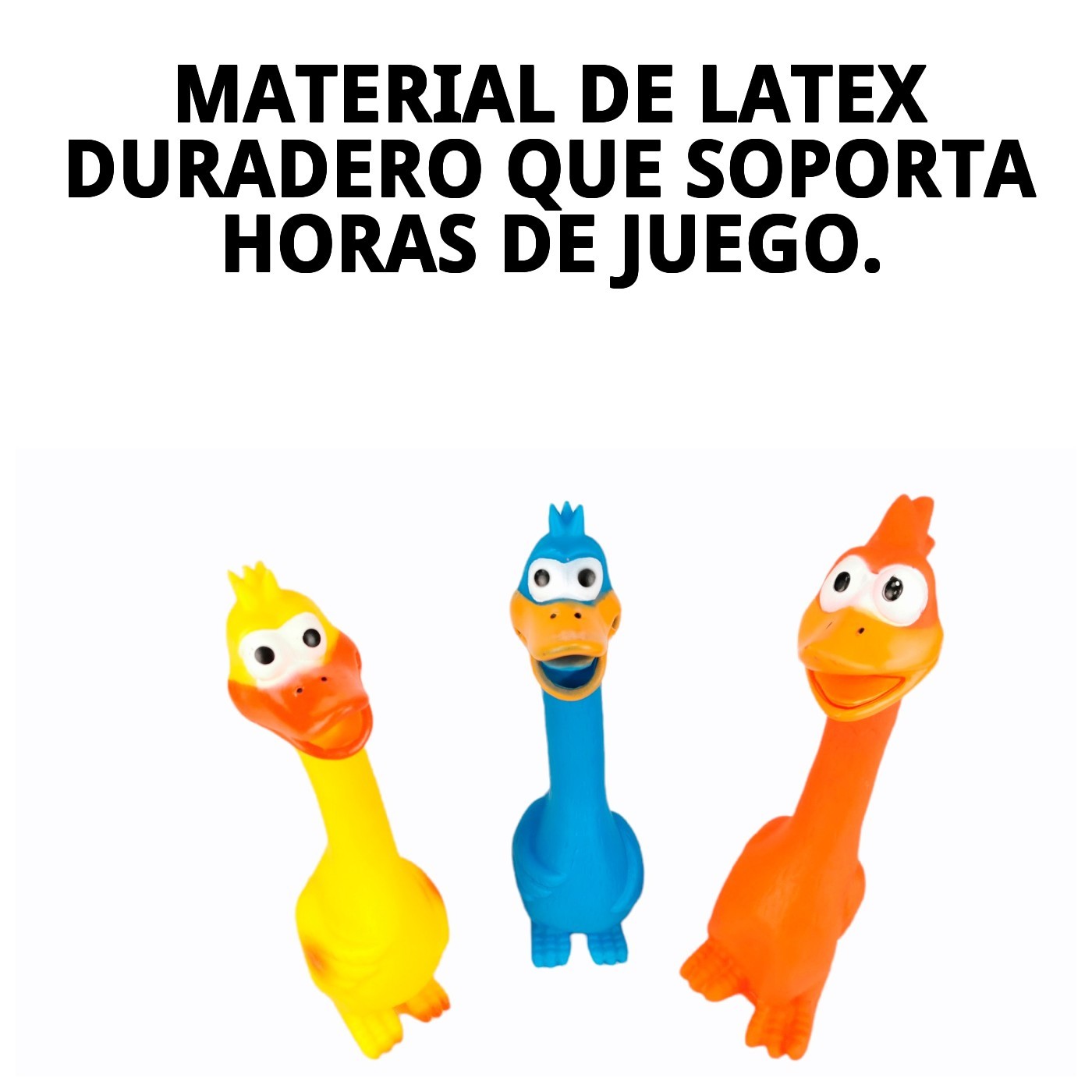 Lustiges Latexspielzeug Huhn 28 cm — Foto 6