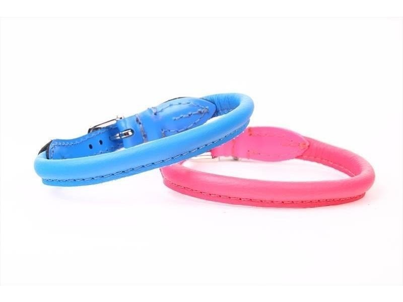 Rundes Halsband aus Leder Luxury 40 cm — Foto 5