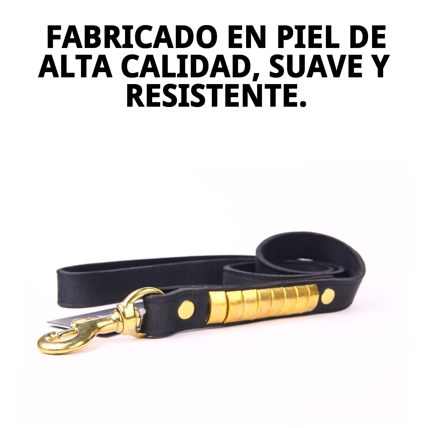 Leine aus Leder Luxus 110 cm — Foto 5