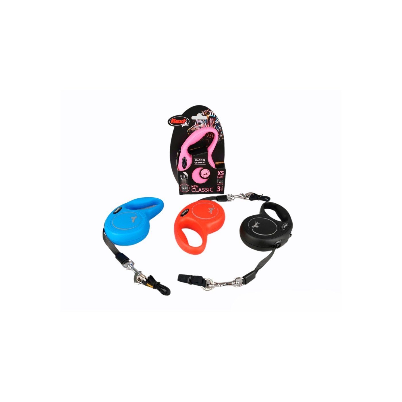 Ausziehbare Leine Flexi New Classic XS 3M