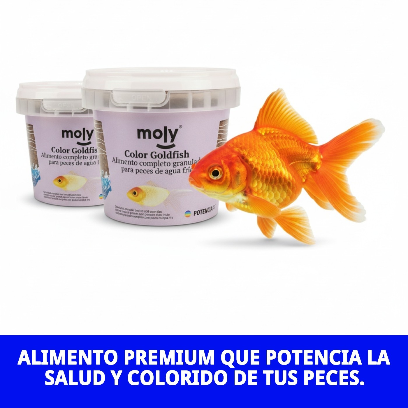 Moly Farbgranulat für Goldfische 75g/365 ml — Foto 2