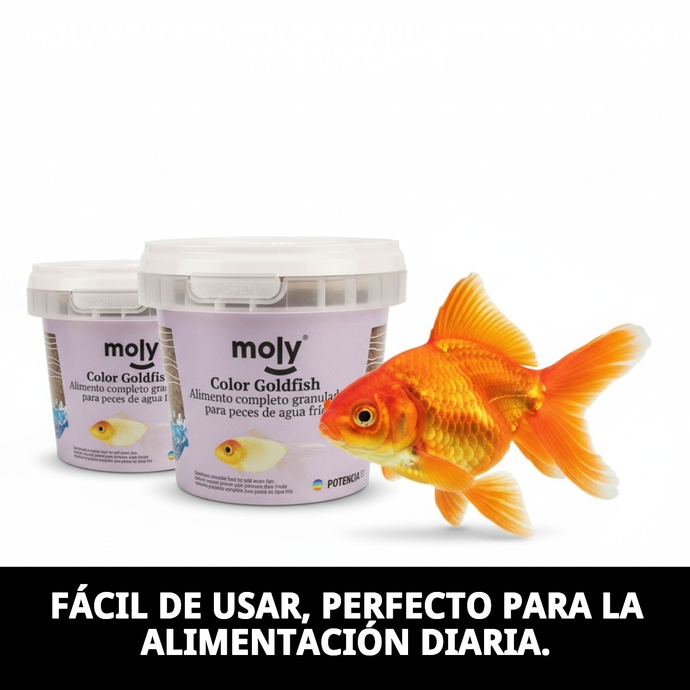 Moly Farbgranulat für Goldfische 75g/365 ml — Foto 5