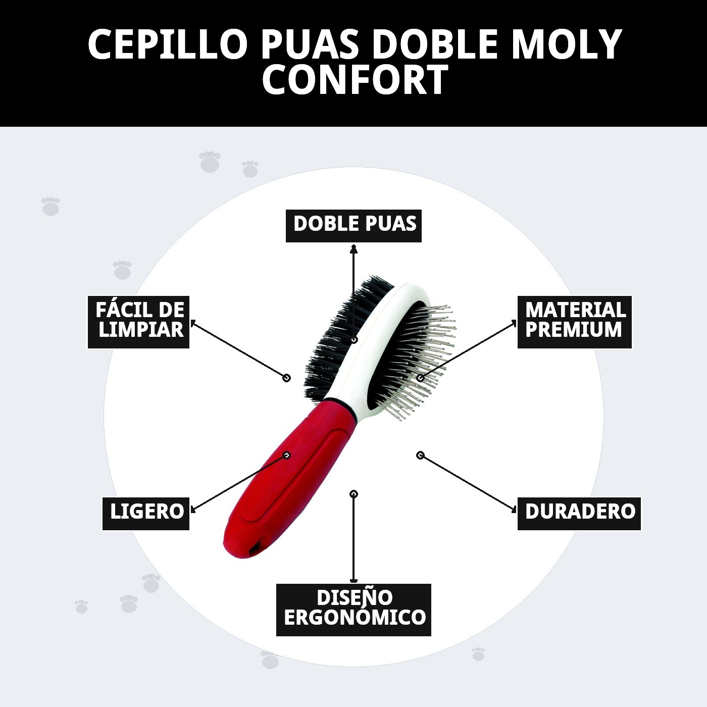 Doppelstachelbürste Moly Confort — Foto 6