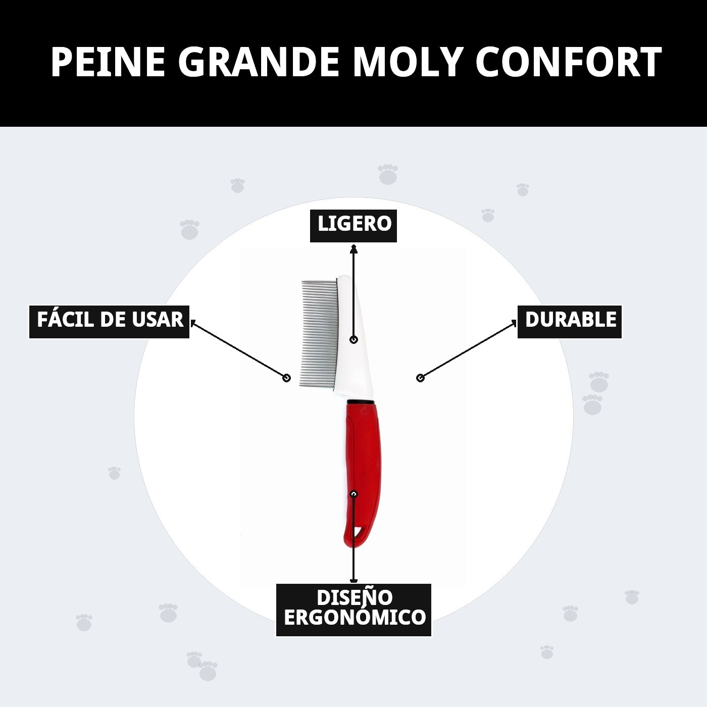 Großer Kamm Moly Confort — Foto 7