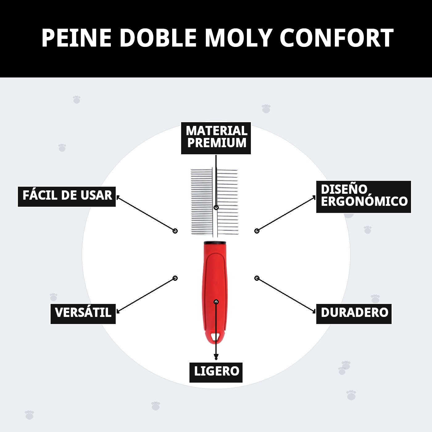 Doppelter Kamm Moly Confort — Foto 8