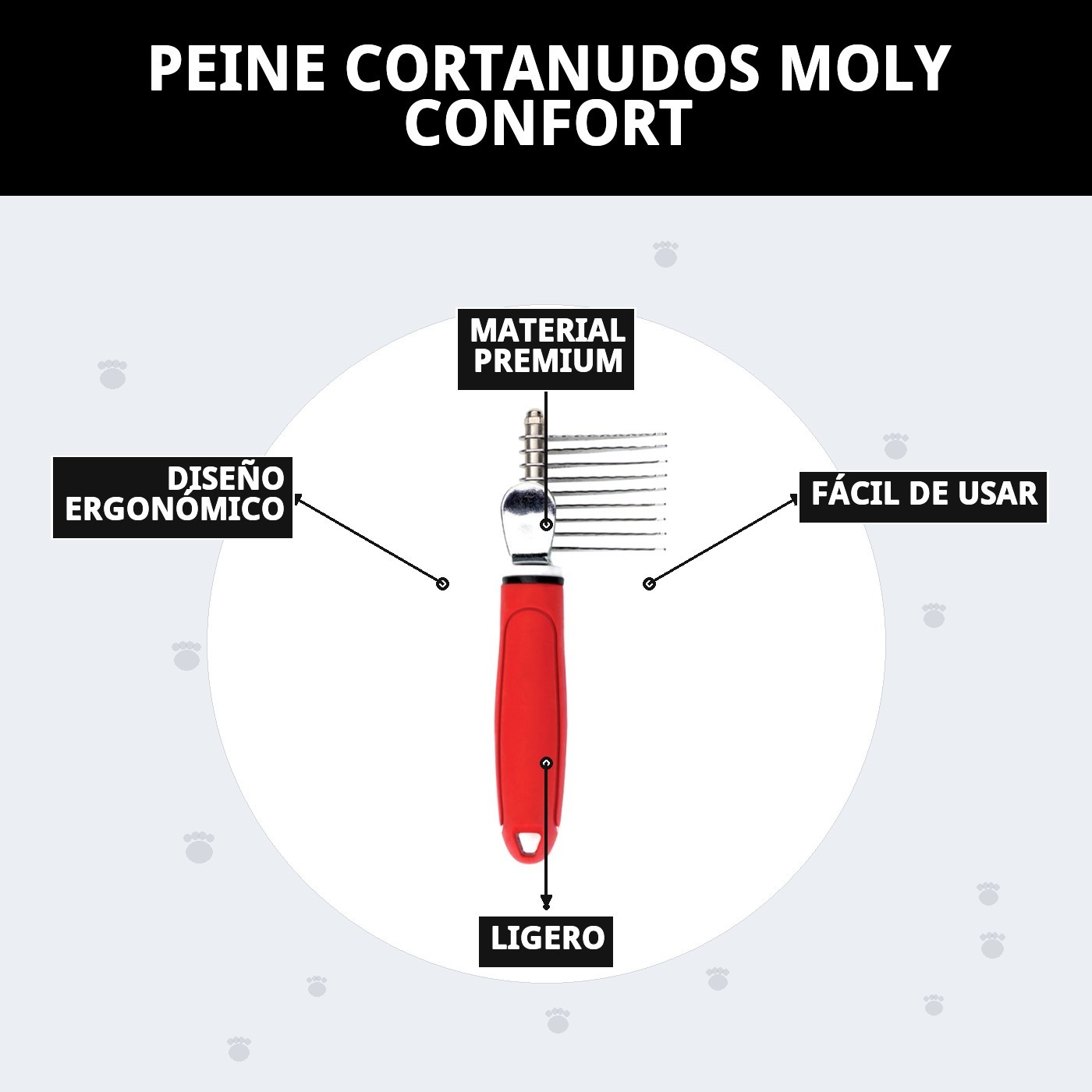 Entwirrungskamm Moly Confort — Foto 7
