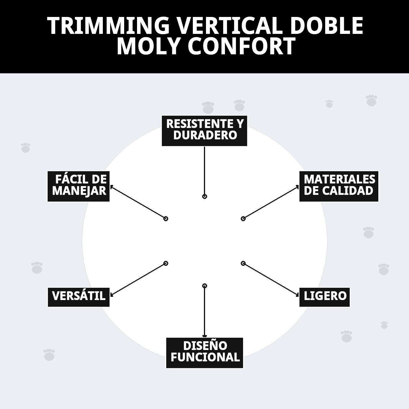 Vertikale Doppelpflege Moly Confort — Foto 8