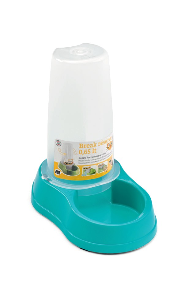 Wasser- und Futternapf Dispenser Break mit Reserve 0,65 L — Foto 2
