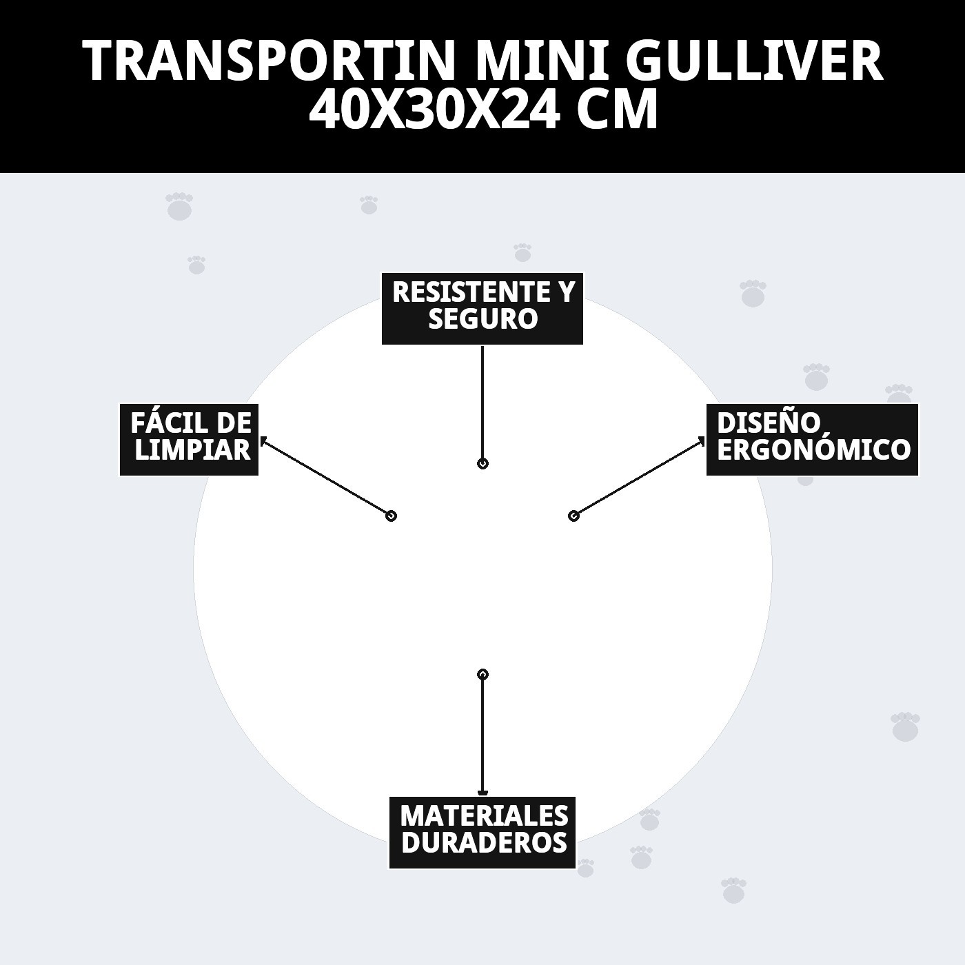 Transportbox Mini Gulliver 40x30x24 cm — Foto 8