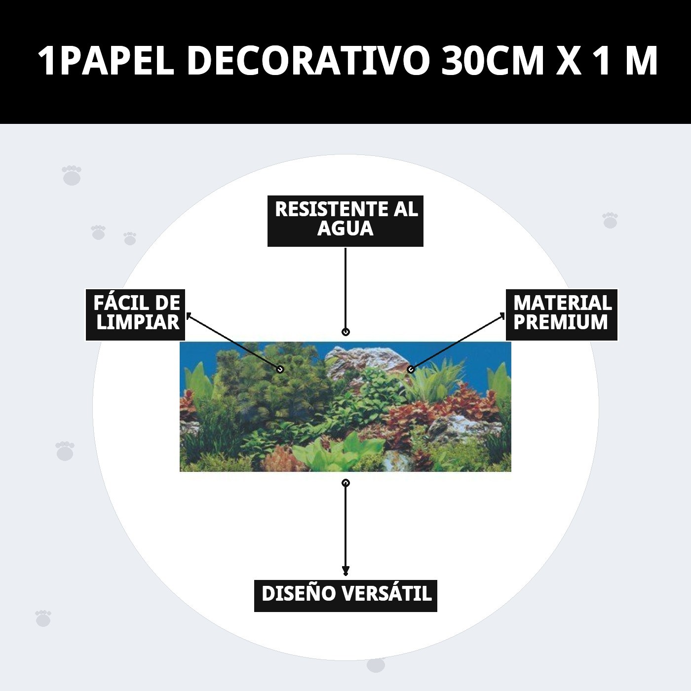 Dekorpapier 30cm x 1m — Foto 10