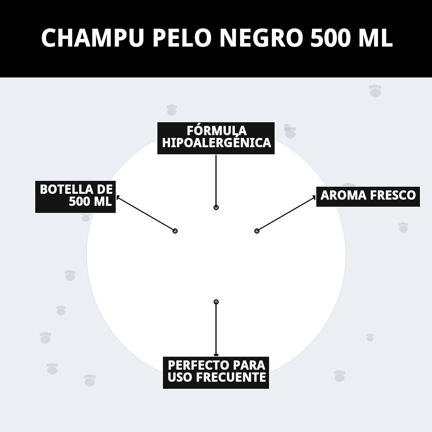 Shampoo für schwarzes Fell 500 ml — Foto 6