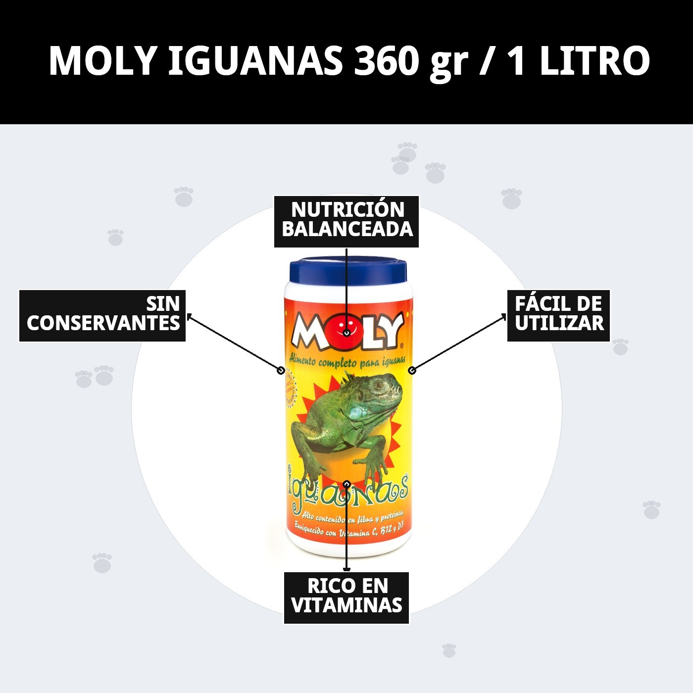 MOLY IGUANAS 360 gr / 1 LITER — Foto 9