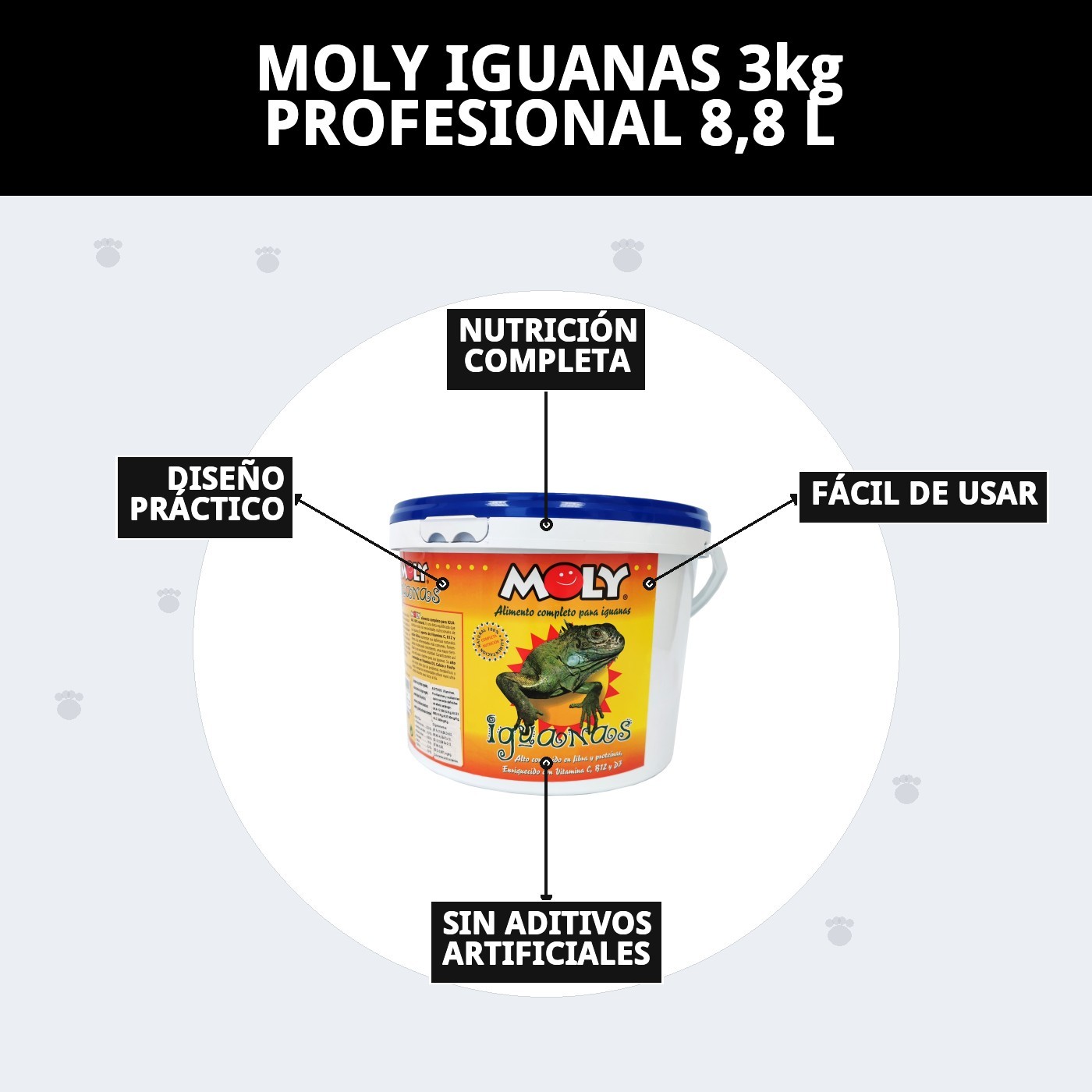 Moly Iguanas 3kg Professionell — Foto 12
