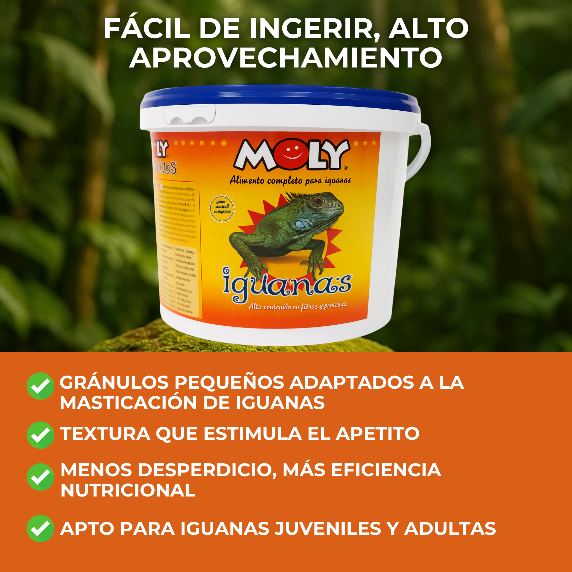 Moly Iguanas 3kg Professionell — Foto 4