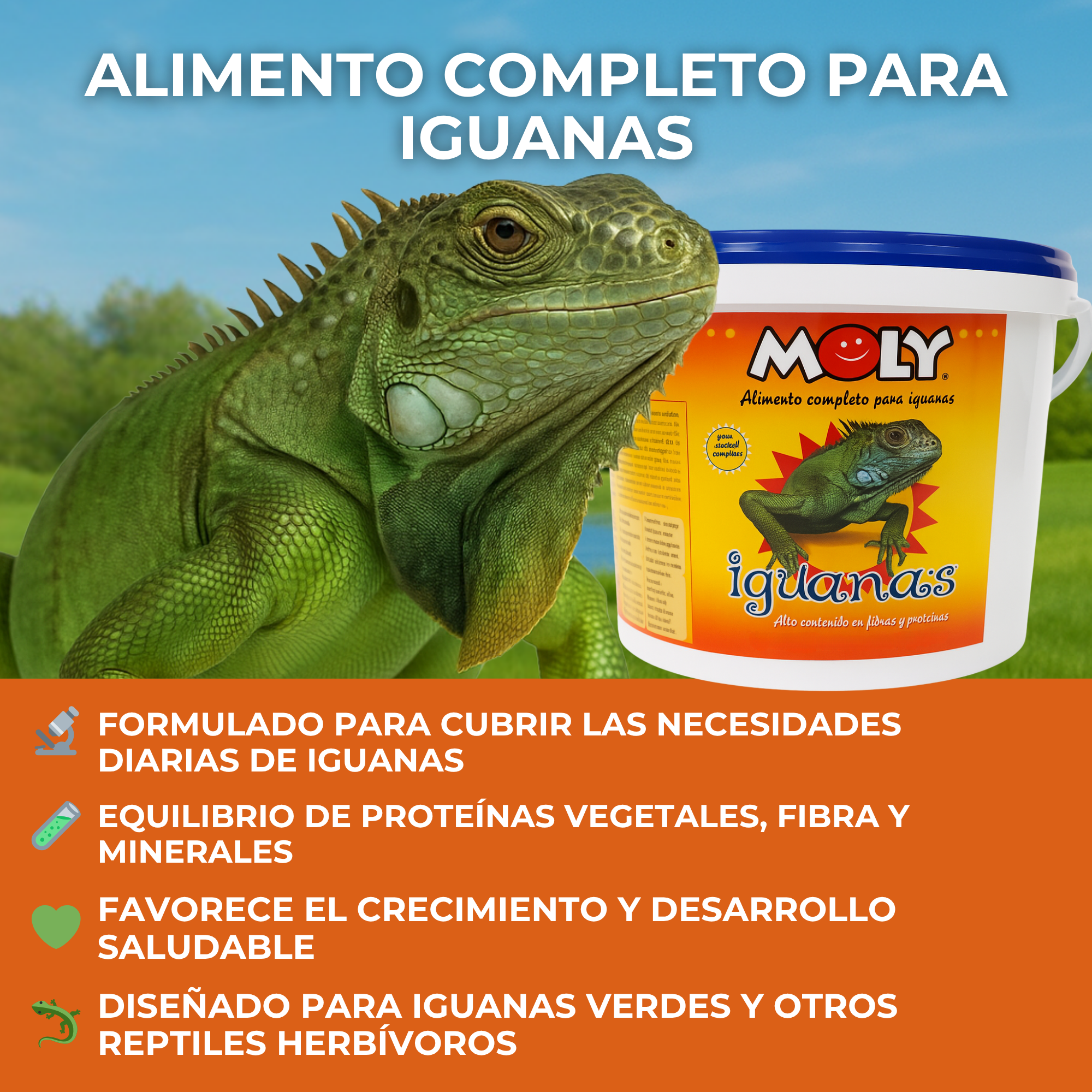 Moly Iguanas 3kg Professionell — Foto 6