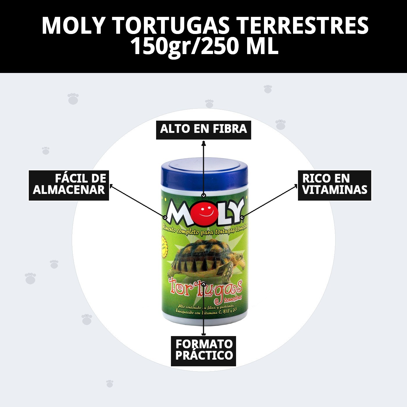 MOLY ALIMENTATION TORTUES TERRESTRES 150gr/250 ML — Foto 9