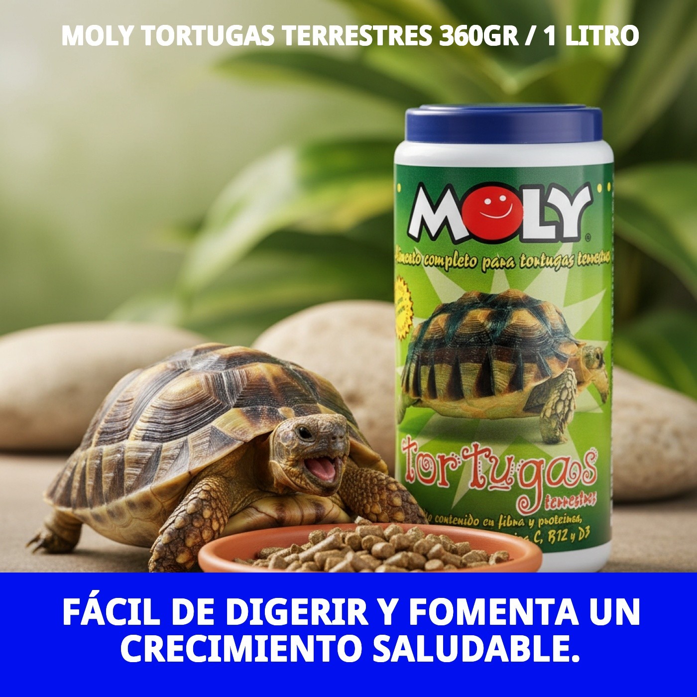 MOLY Futter für Landschildkröten 360g / 1 LITER — Foto 6