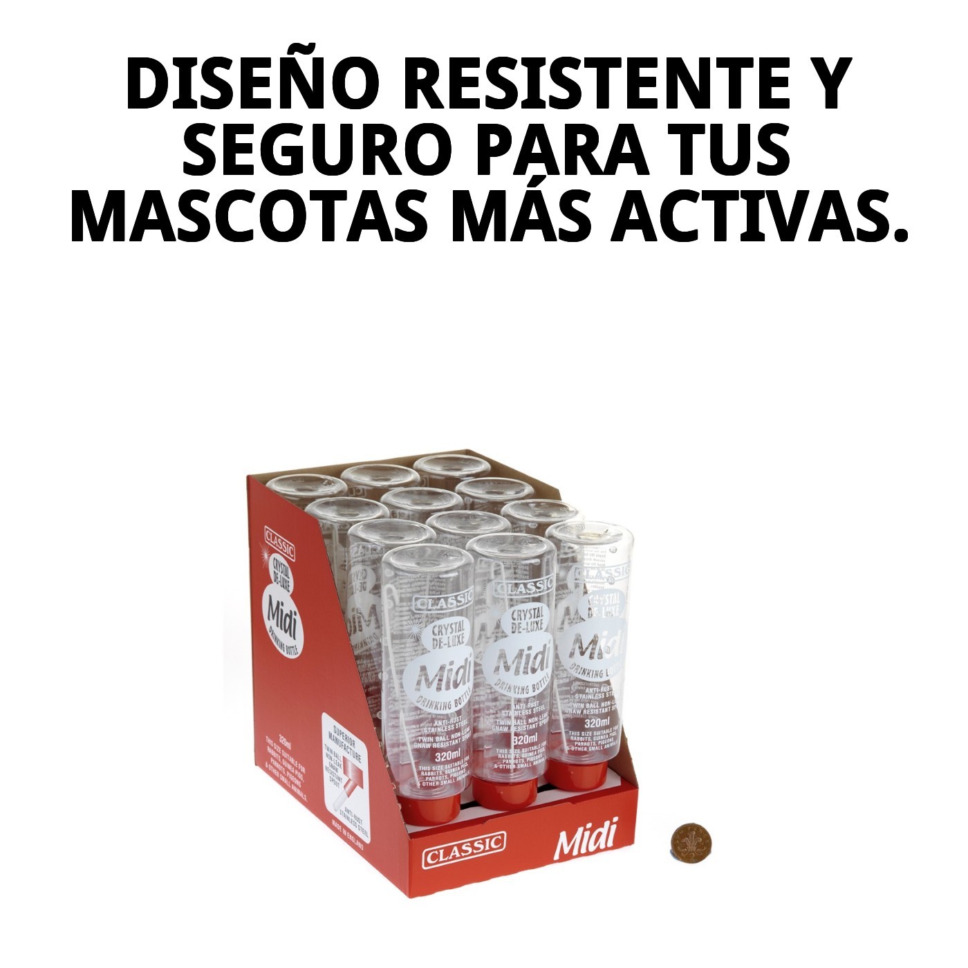 Trinkflasche für Nager 320 ml - 12 Stück — Foto 6