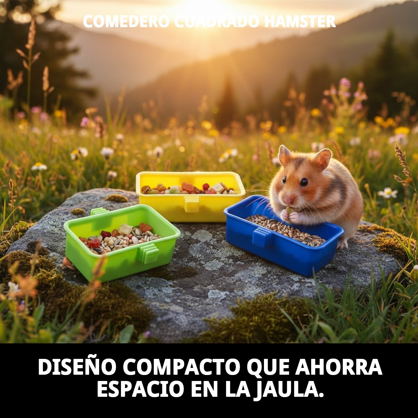 Eckige Schüssel für Hamster — Foto 7