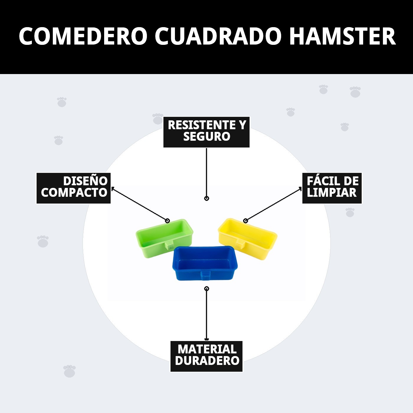 Eckige Schüssel für Hamster — Foto 9