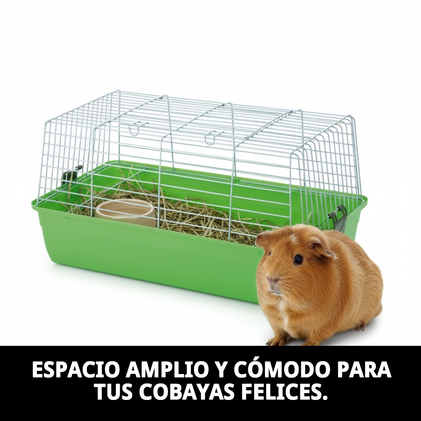 Käfig für Meerschweinchen N2 69x45x36 cm — Foto 2