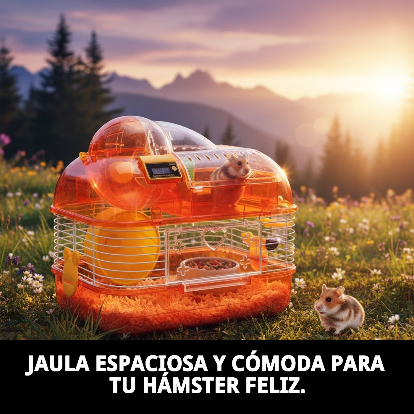 Gehäuse für Hamster Futura N.2 33,5x25x28,8 cm — Foto 2