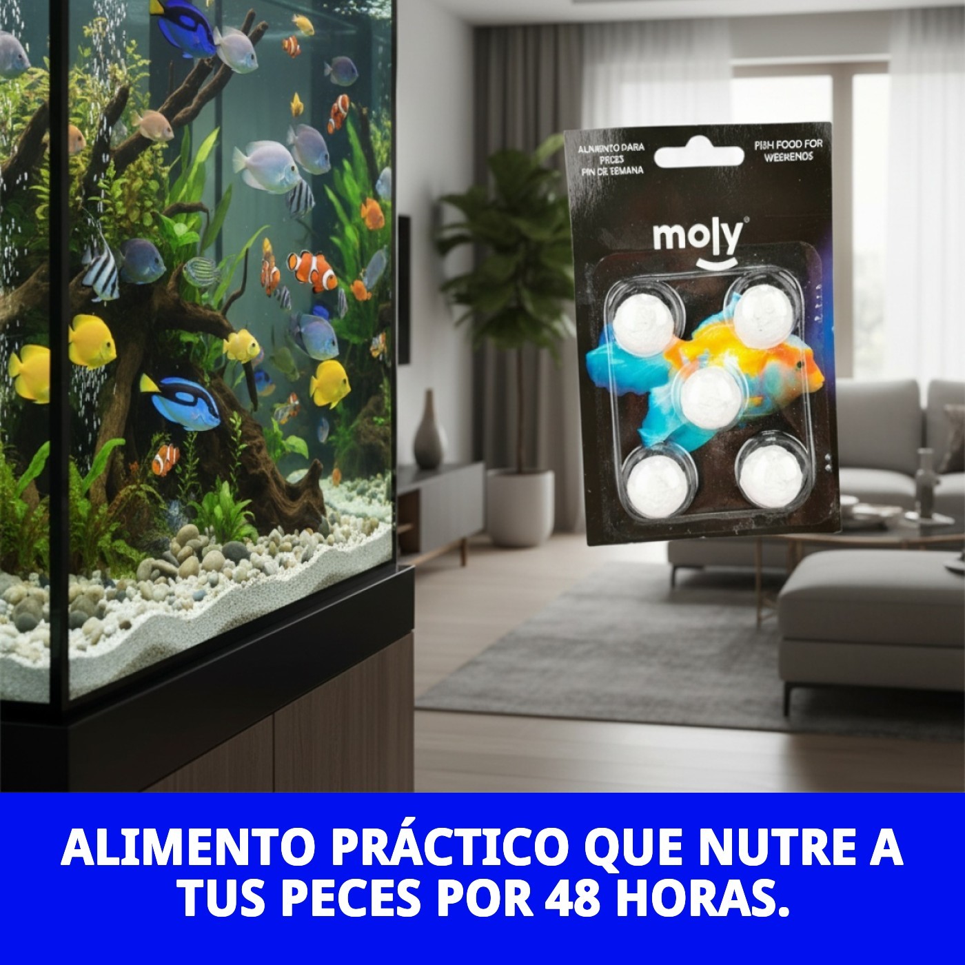 Moly Wochenendblock für Fische — Foto 3