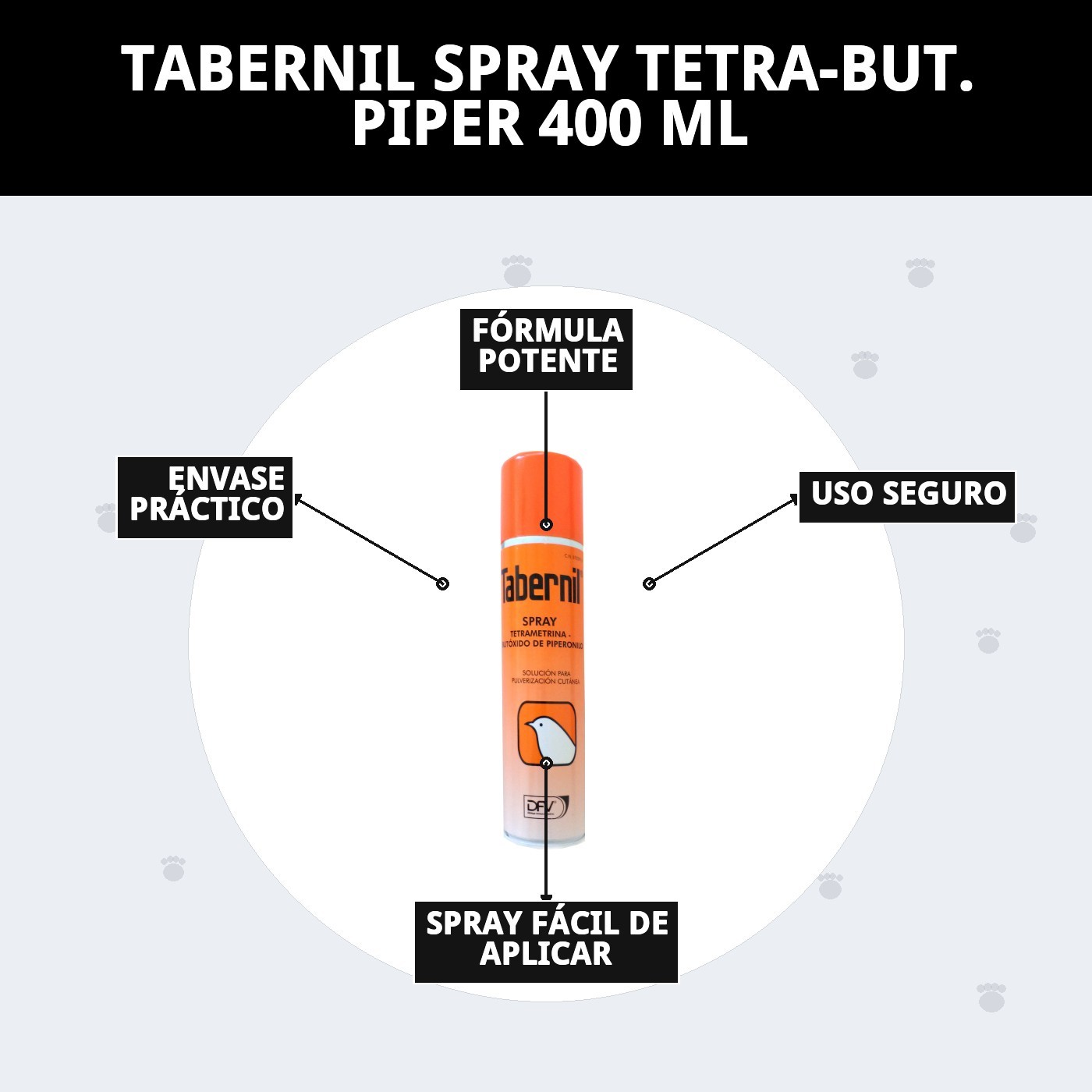 Spray Tabernil Tetra-But. Piper 400 ml — Foto 9