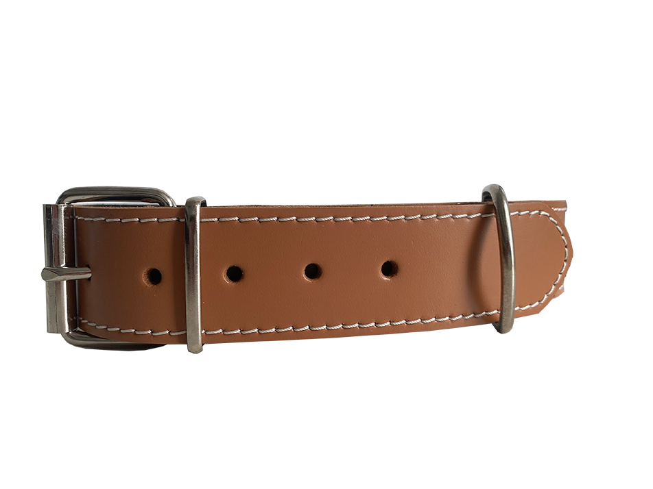 Doppel-Lederhalsband 60 x 3,5 cm — Foto 2