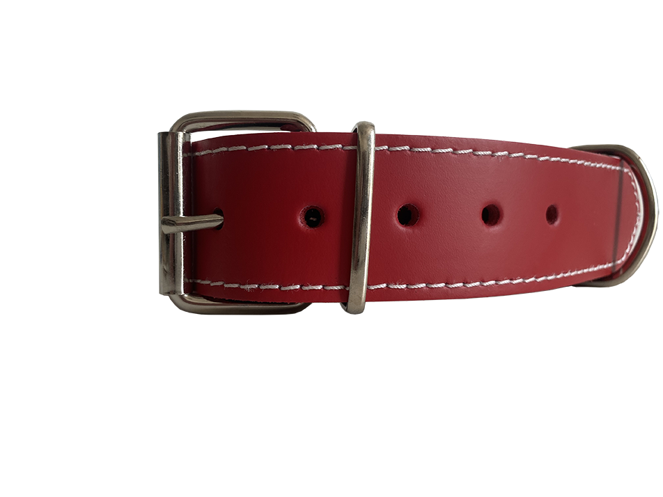 Doppel-Lederhalsband 65 x 4 cm — Foto 2