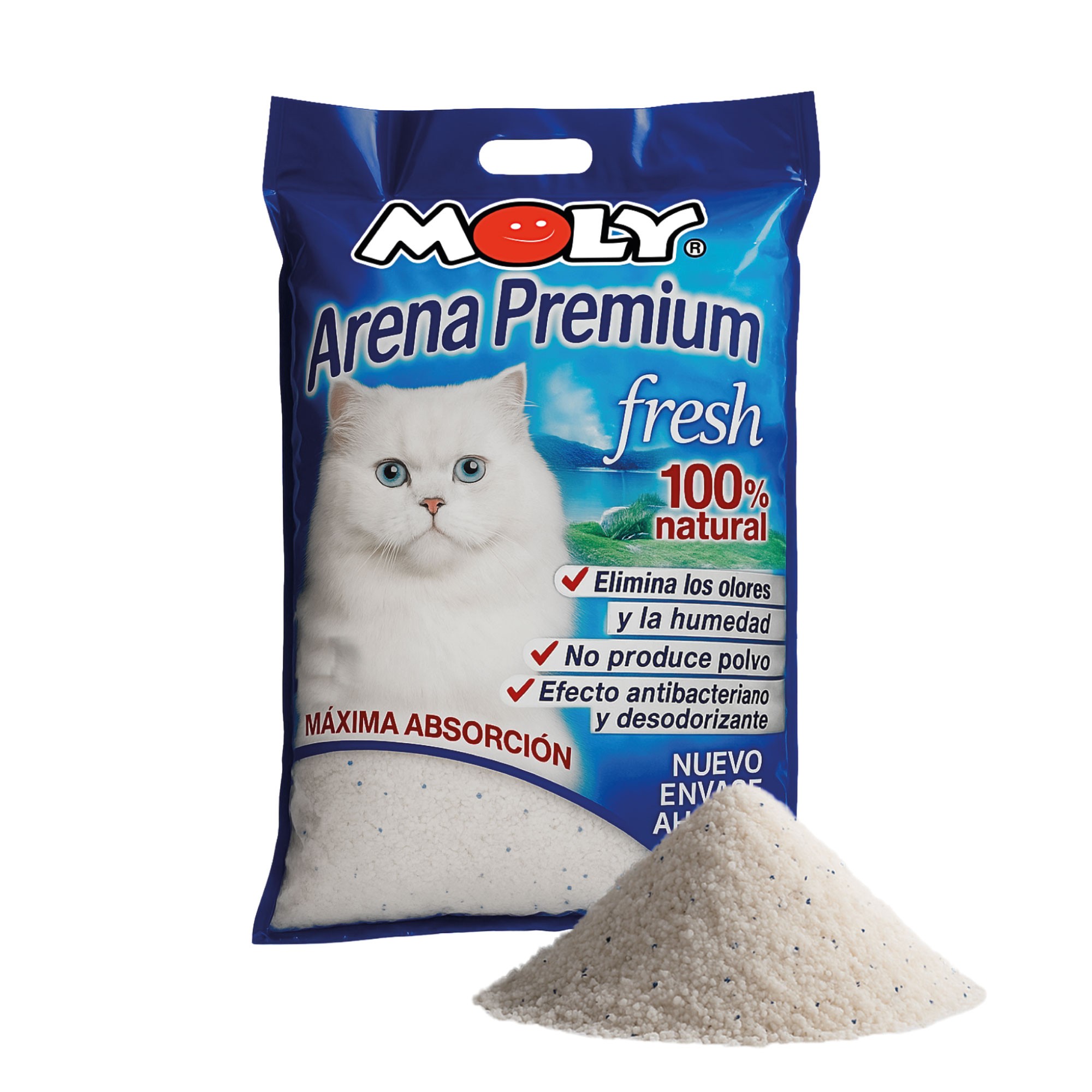 Katzenstreu Silikat Moly Premium - 17,9 L