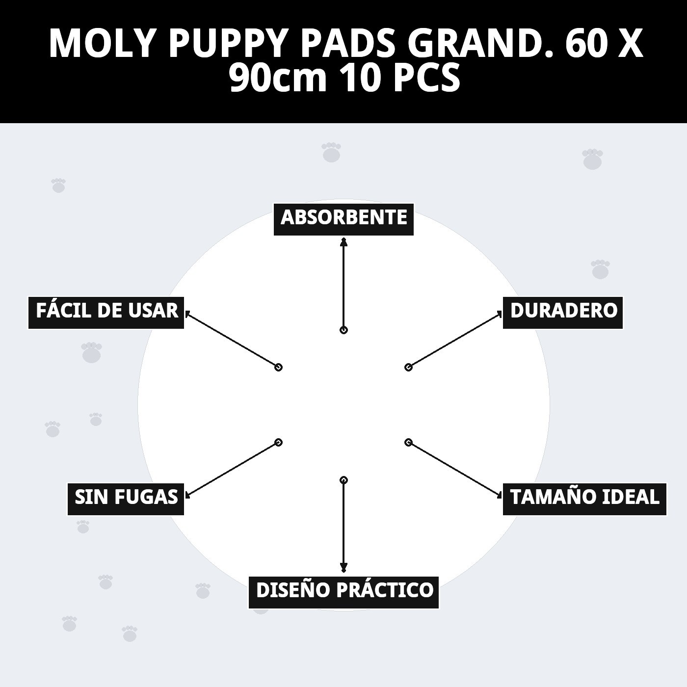 Moly Absorbierende Handschuhe Groß 60 x 90 cm — Foto 13