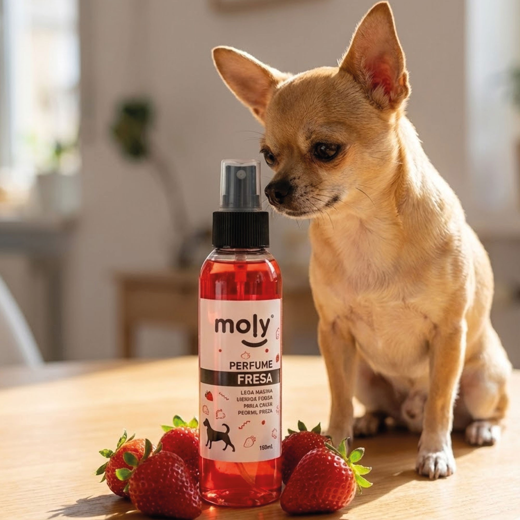 Parfum Aroma Erdbeere 125 ml Moly | Sanfter, leichter und sicherer Duft für Hunde — Foto 2