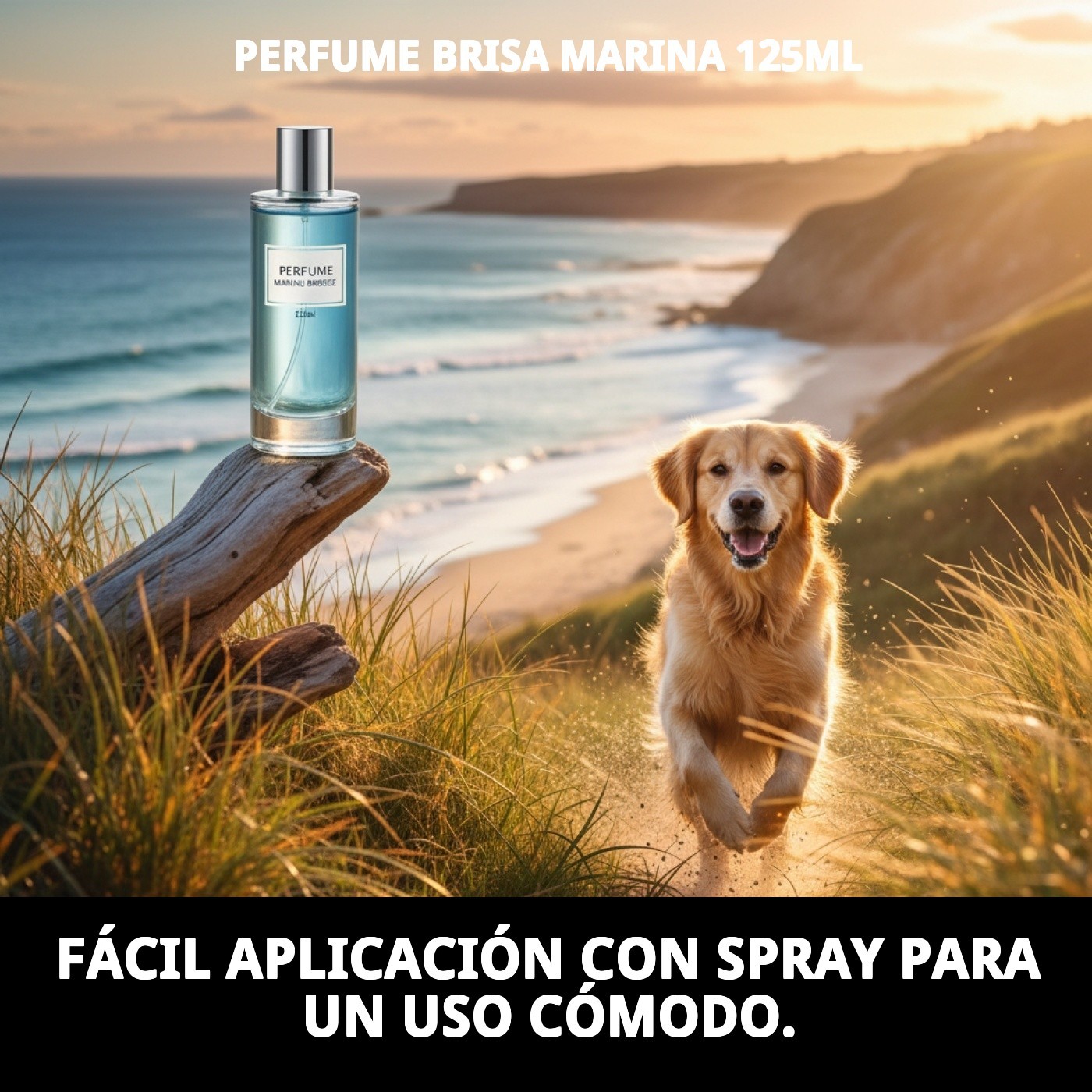 Parfum Moly Brise Marine 125 ml | Frischer und Langanhaltender Duft für Hunde und Katzen — Foto 7