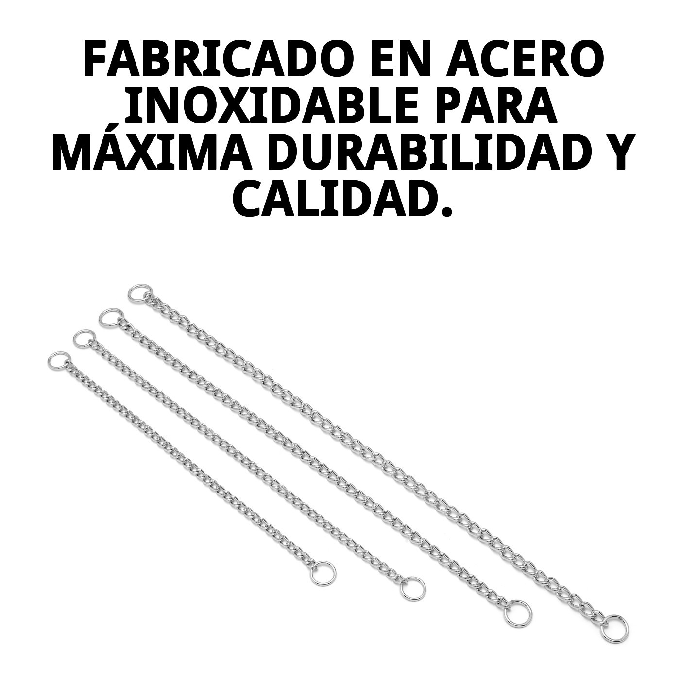 Kette Halsband Chrom 65cm x 3,5mm — Foto 5